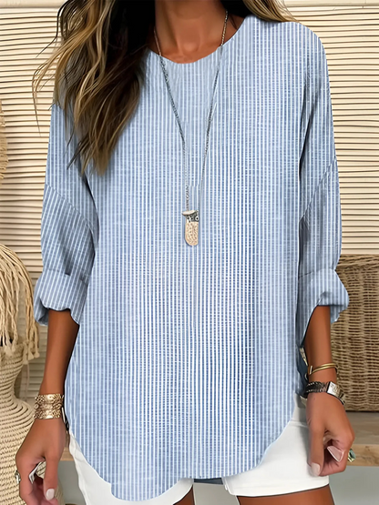 Rhea | Trendy Stripete Bluse
