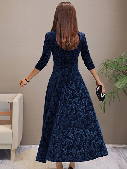Denise | Fløyels elegant kjole