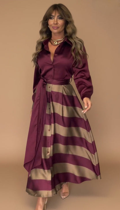 Mila™ | Maxi Stripete Kjole