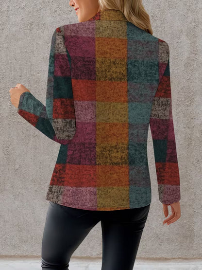 Amandine™ | Autumn Plaid Blazer