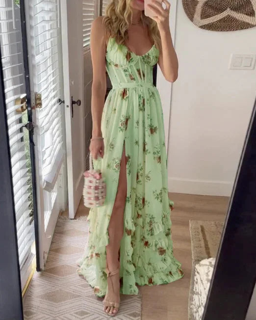 Scarlett™ | Romantisk Blomsterkjole