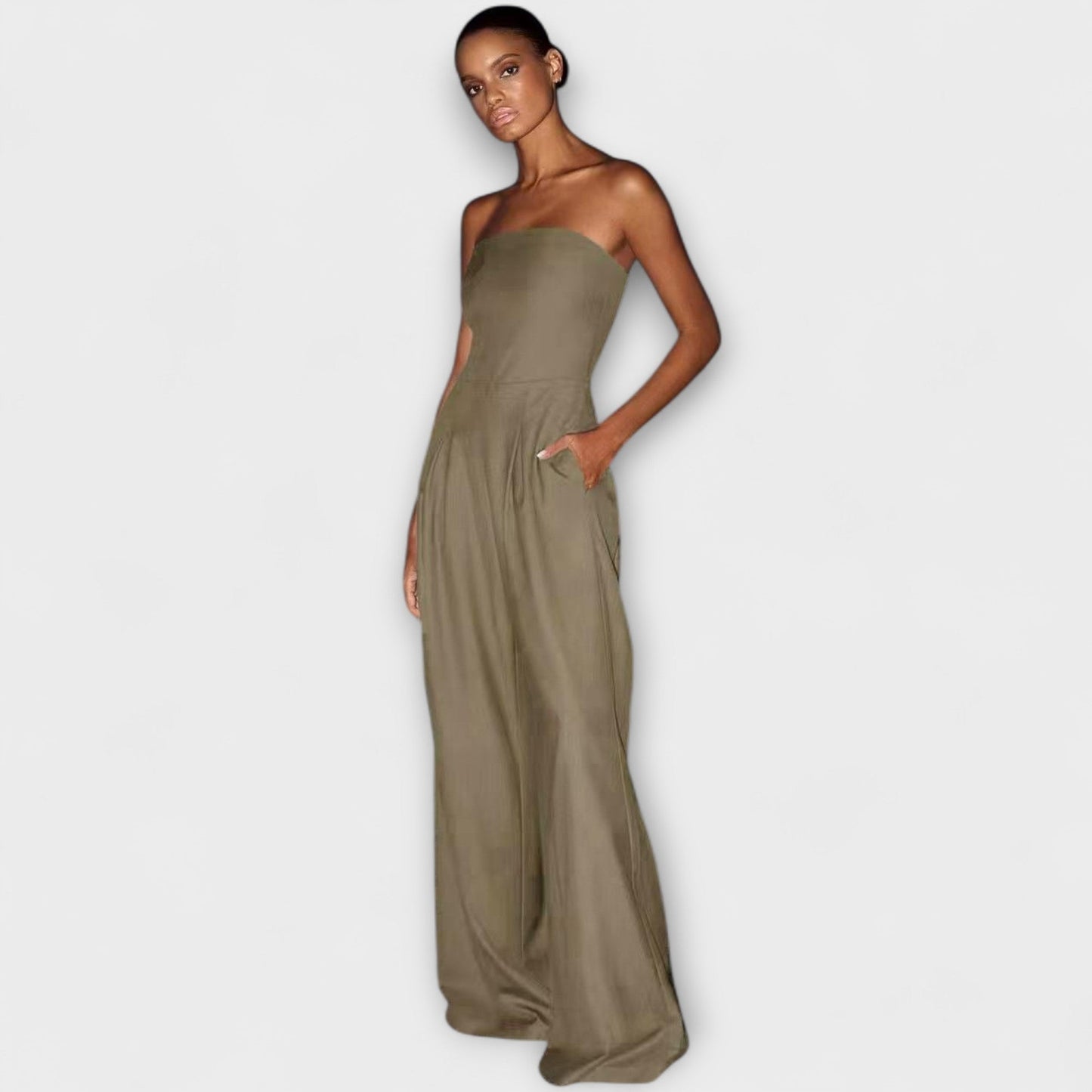 Kiora™ | Elegant stroppeløs jumpsuit