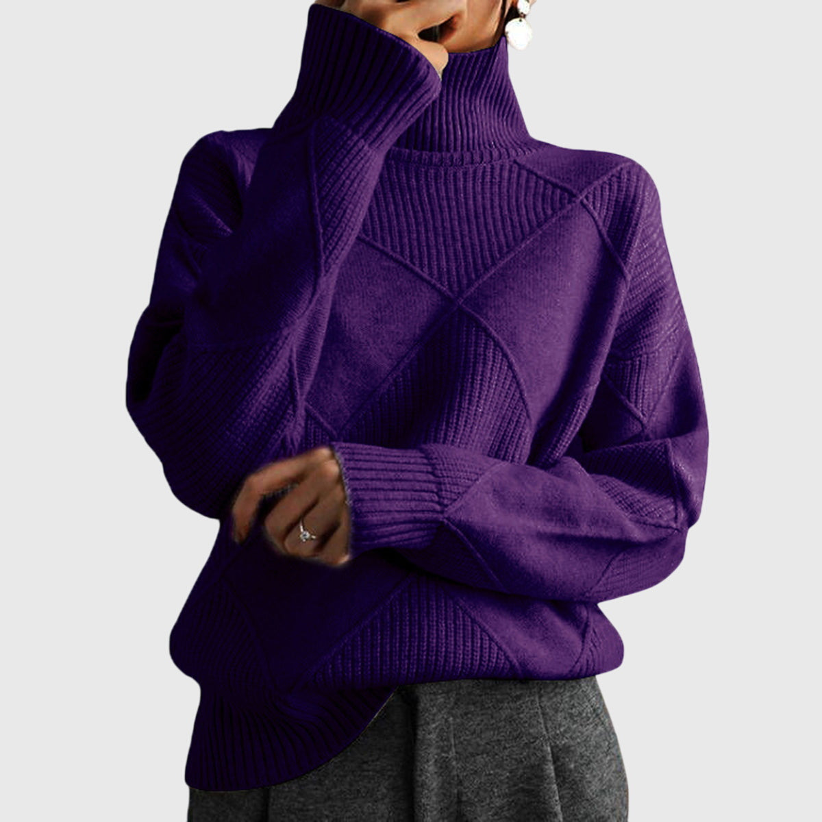 Angela™ | Turtleneck Genser