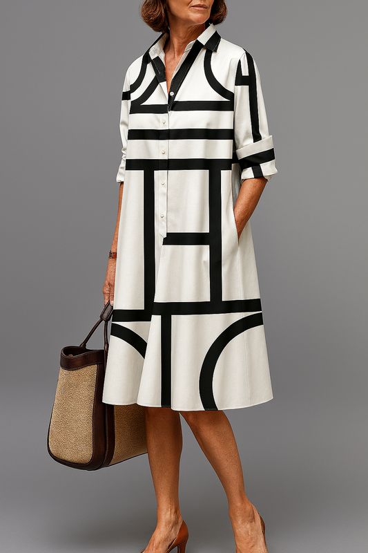 Annette | Elegant Midi Kjole