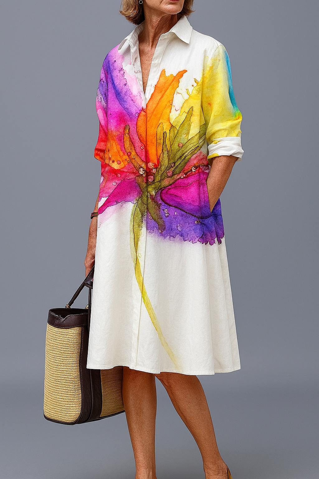 Bridget | Elegant midikjole
