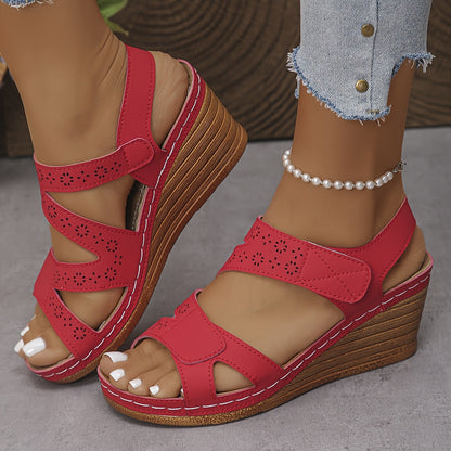 Prudy | Cushioned Wedge Sandals
