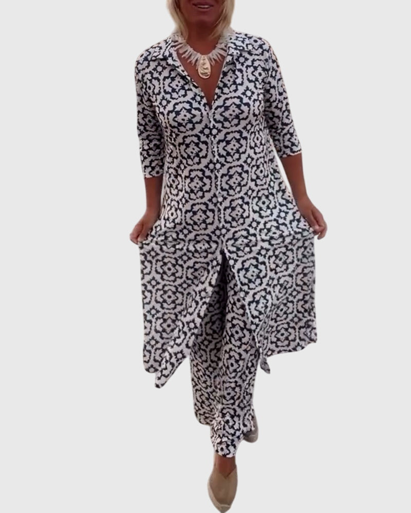 Gabriella™ | Elegant Vintage To-delt Sett