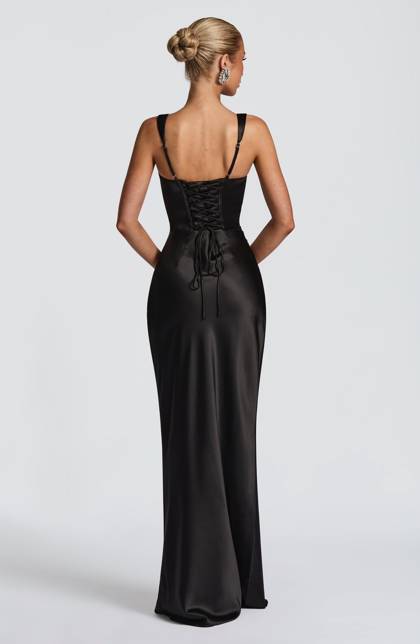 Calanthe Maxi Kjole - Svart
