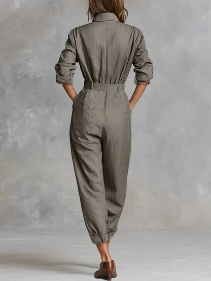 Megan | Jumpsuit i lin og bomull