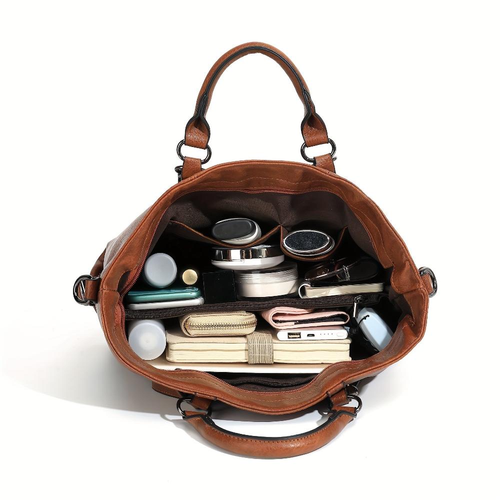 Bianca | Vintage Shopper Bag med Raffinert Eleganse