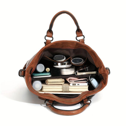 Bianca | Vintage Shopper Bag med Raffinert Eleganse