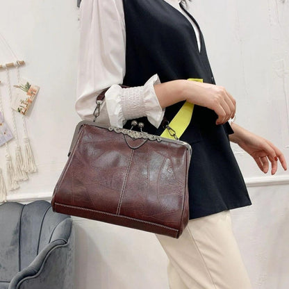 Mila | Tidløs vintage veske med elegant klafflås