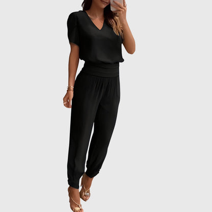 Jennifer™ | Stilig Bluse- og Bukse Sett