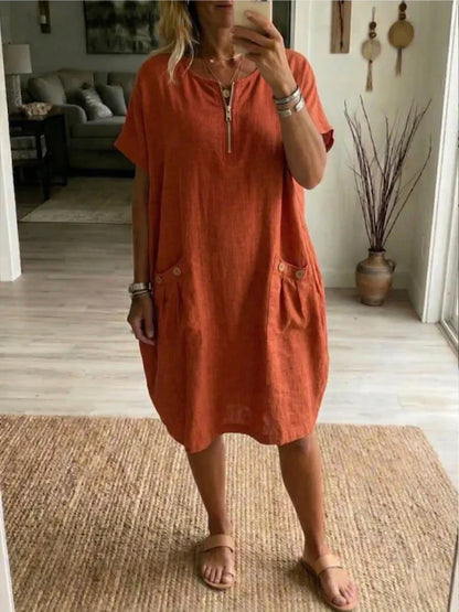 Pascale™ | Glidelås-Front Maxi Kjole