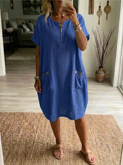 Pascale™ | Glidelås-Front Maxi Kjole