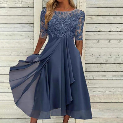 Puck™ | Elegant Midi-kjole i Blonder