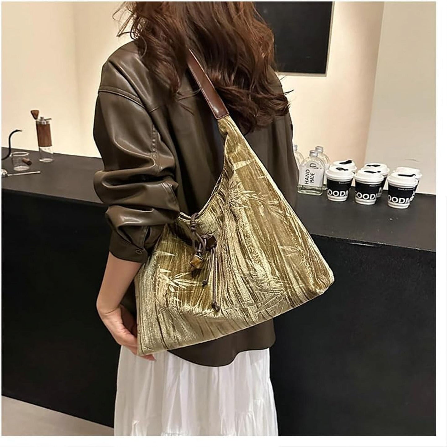 Amélie - Fløyels Crossbody Skulderveske