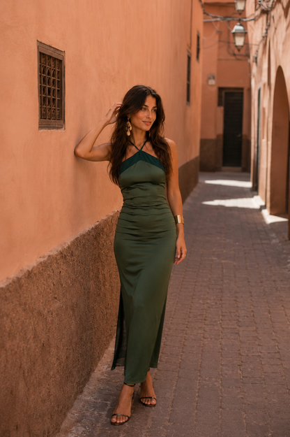 Oasis kjole grønn