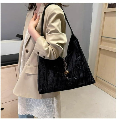Amélie - Fløyels Crossbody Skulderveske
