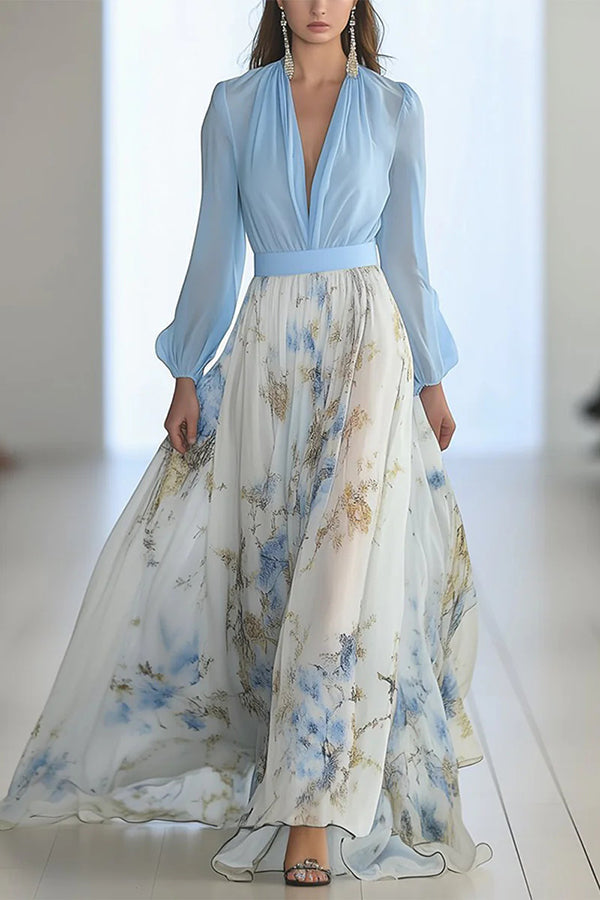 Esmee | Elegant Maxi Kjole med Smigrende Passform
