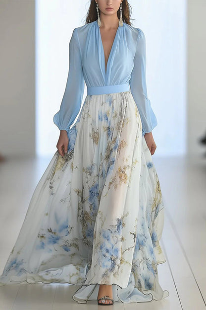 Esmee | Elegant Maxi Kjole med Smigrende Passform