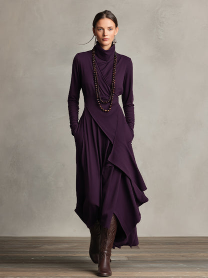 Natalie | Elegant drapert kjole