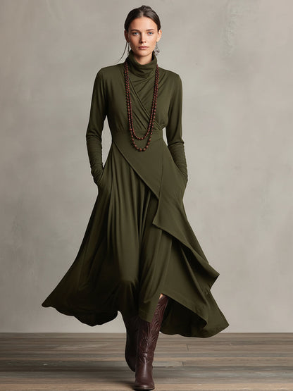 Natalie | Elegant drapert kjole