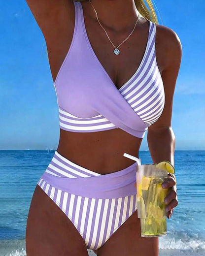 Stripete Trykt Bikini