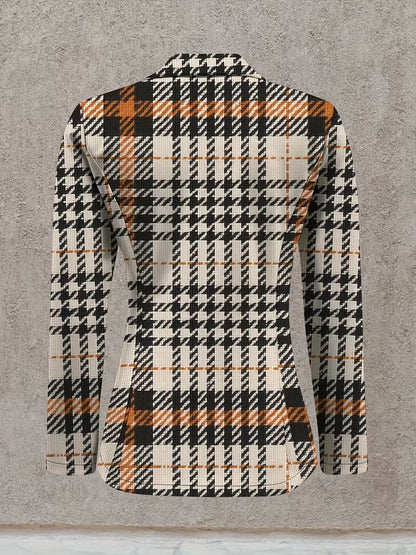 Ghislaine™ | Houndstooth Blazer