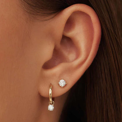Elegant Larmes de Lune Øredobber Sett