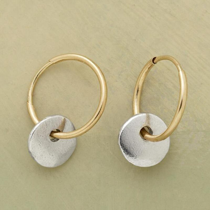 Håndlaget Elegant Hoop Øredobber