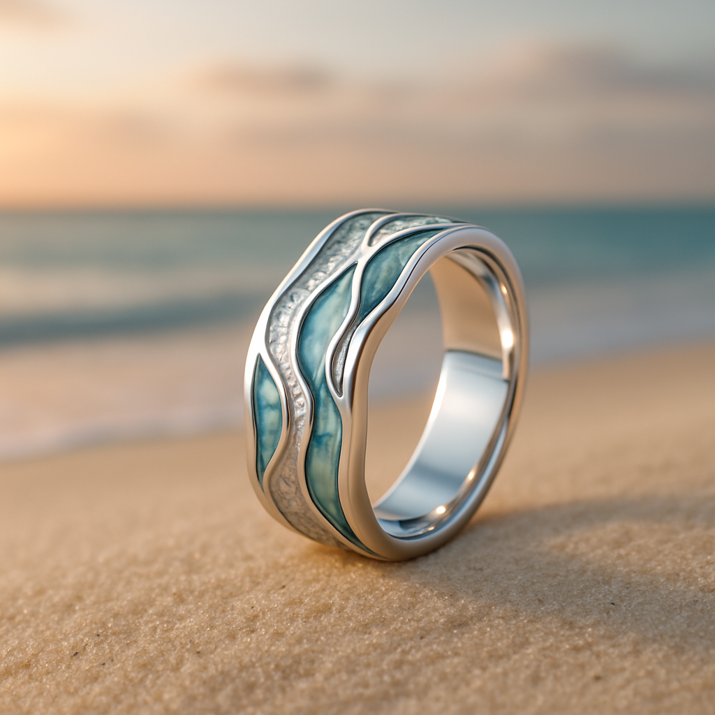 Elegant Bølge Ring
