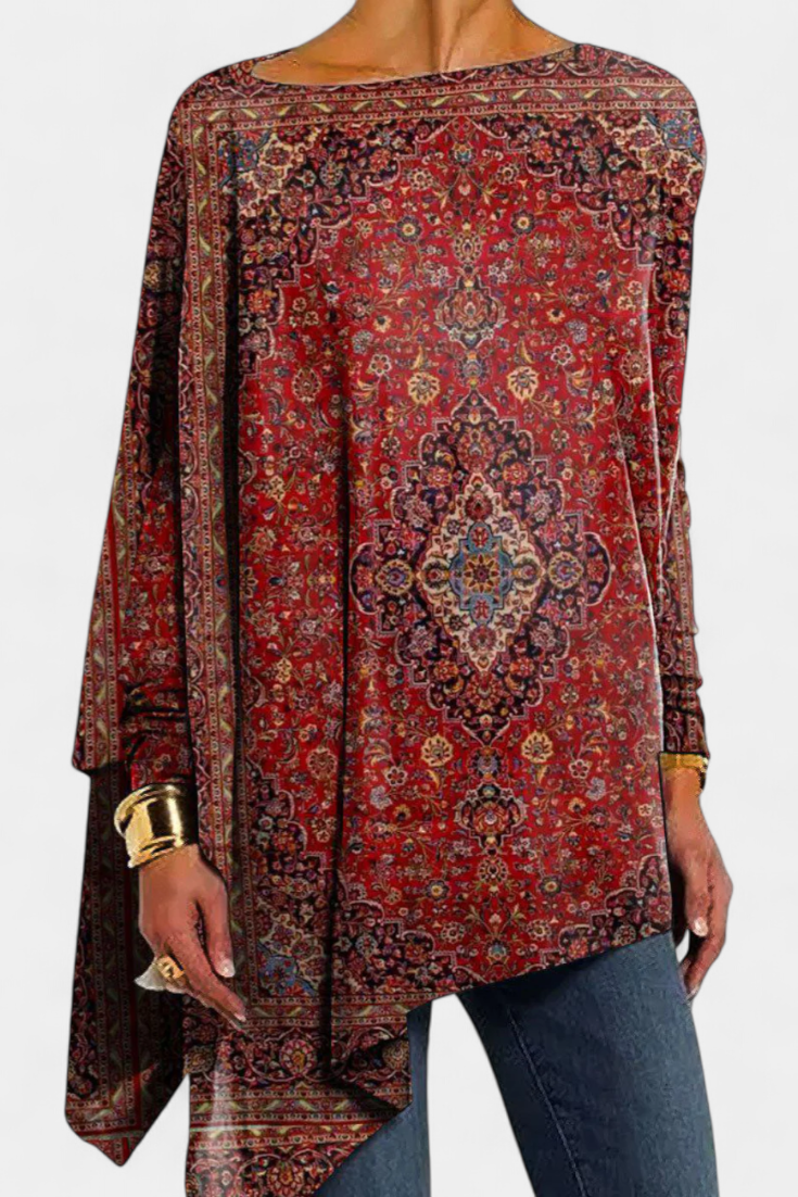 Andina | Elegant Båt-Hals Genser