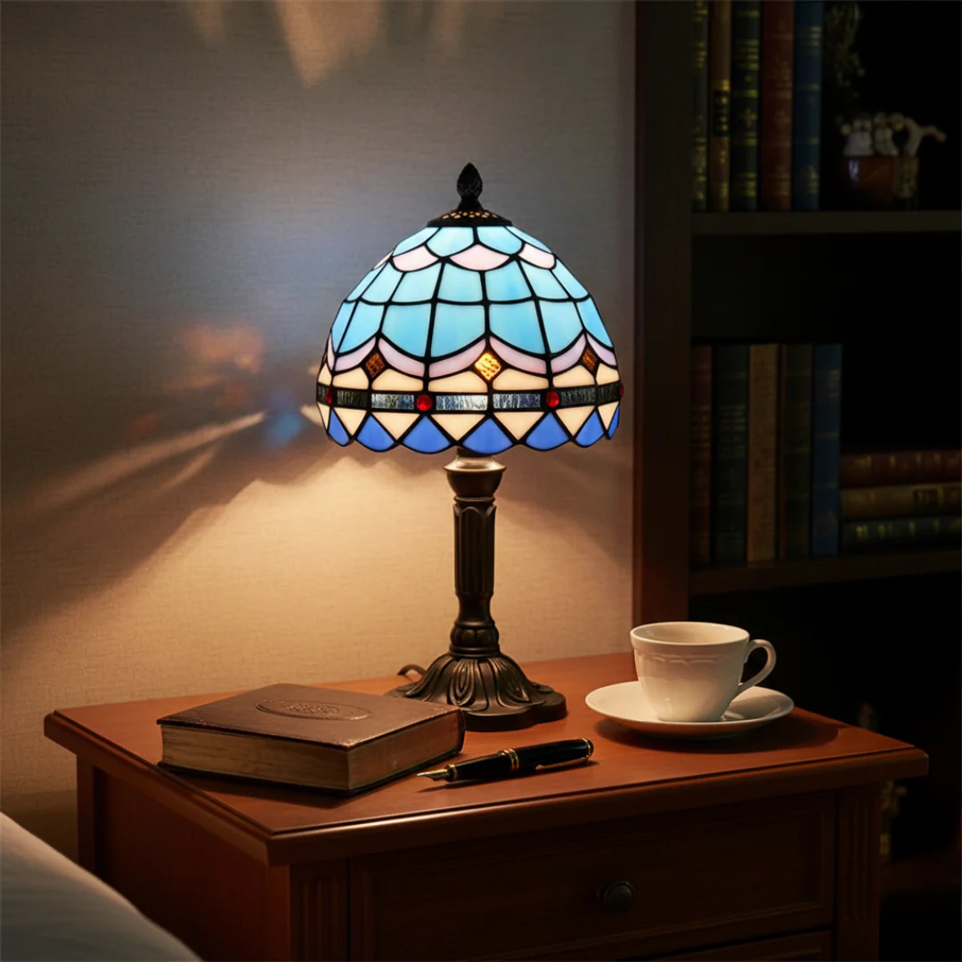 Nordlys Tiffany-lampe