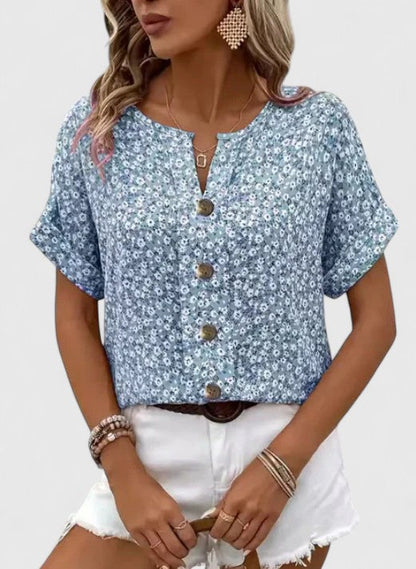 Juni | Elegant Blomstret Sommertopp