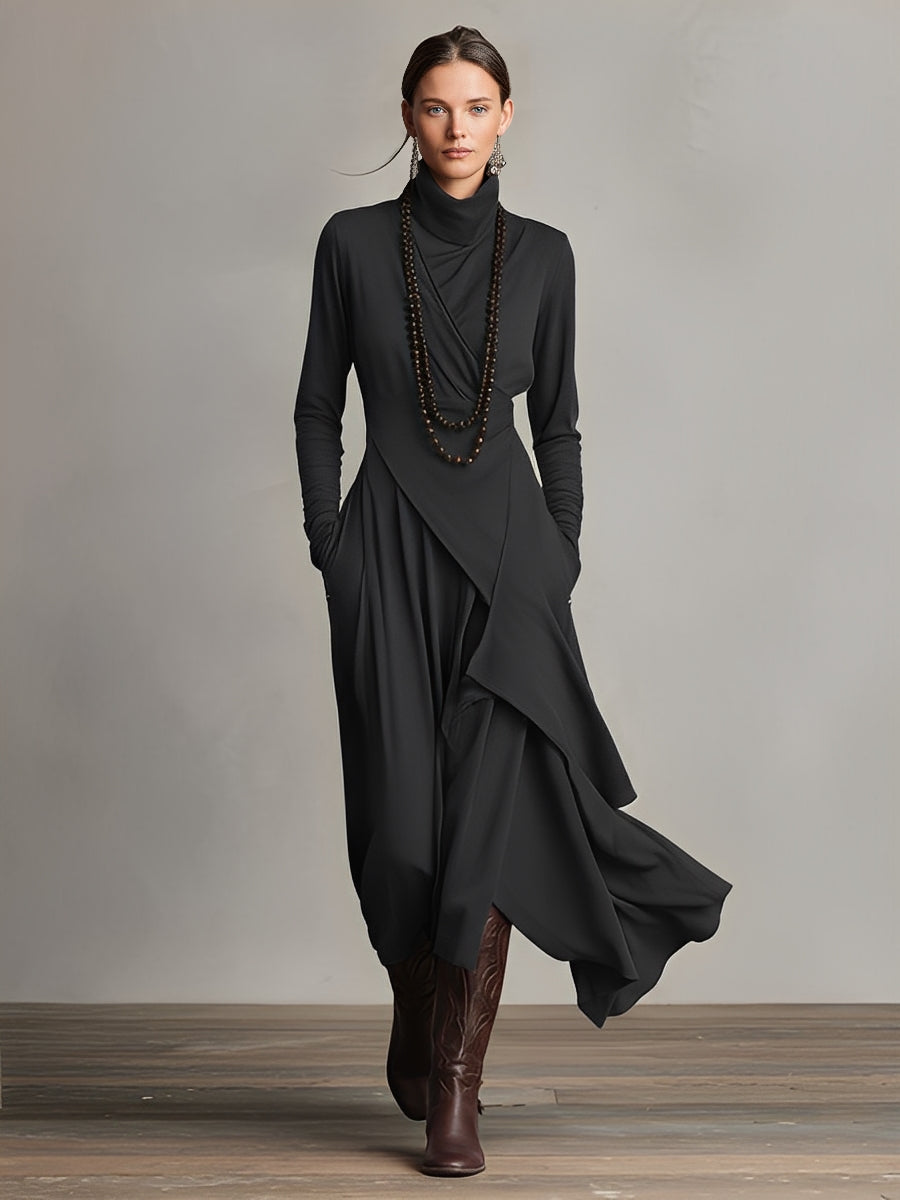 Natalie | Elegant drapert kjole