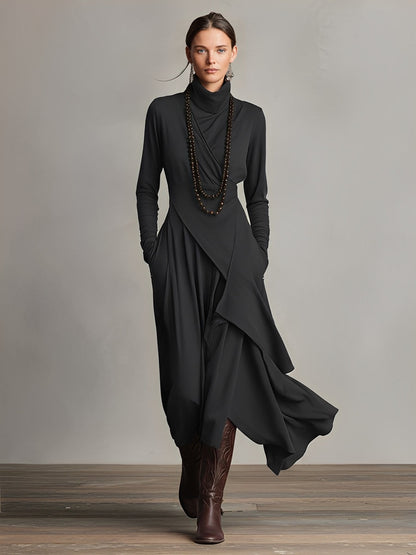 Natalie | Elegant drapert kjole