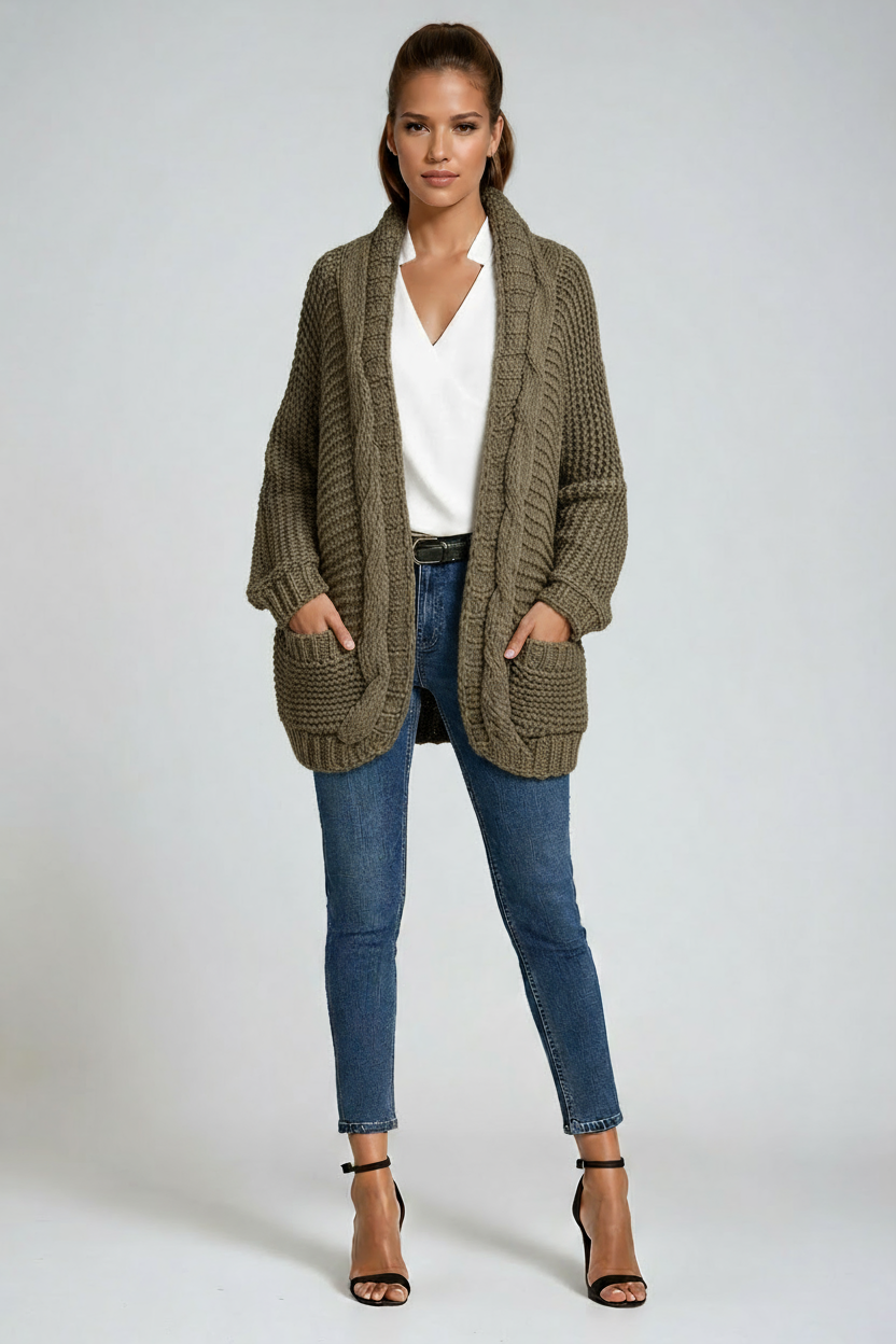 Amara | Strikket langermet cardigan