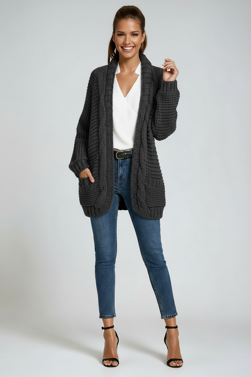 Amara | Strikket langermet cardigan