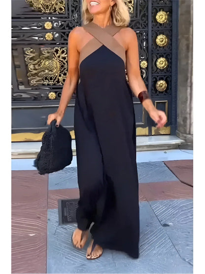 Quirine™ | Wrap-Front Maxi Kjole