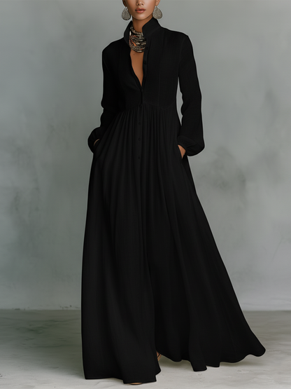Elegant romantisk ferie maxi kjole