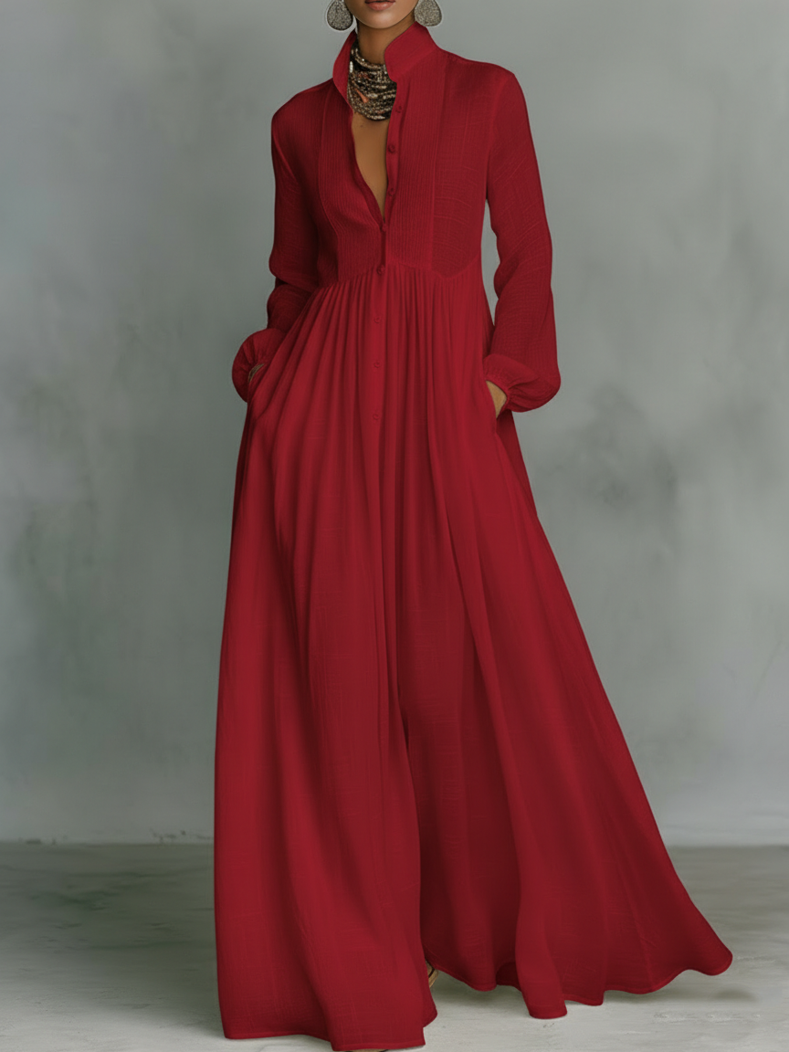 Elegant romantisk ferie maxi kjole