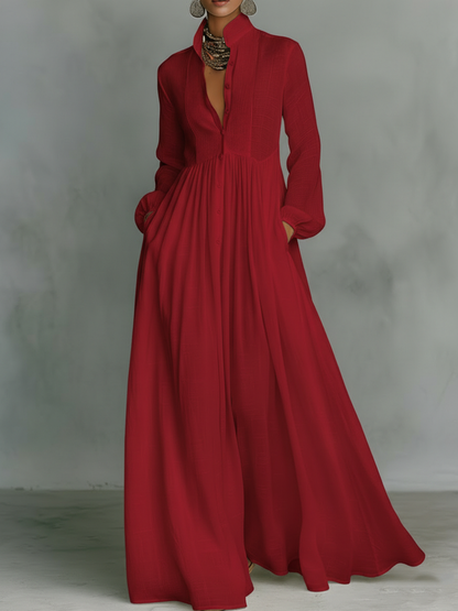 Elegant romantisk ferie maxi kjole