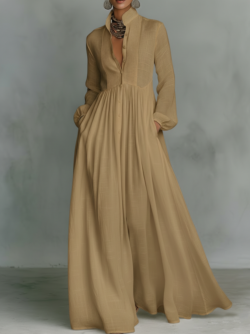 Elegant romantisk ferie maxi kjole