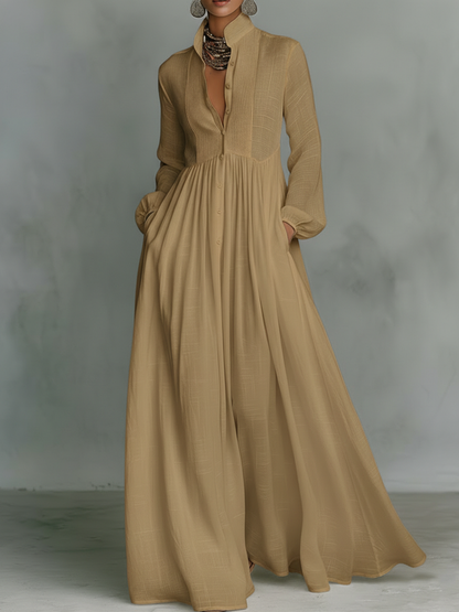 Elegant romantisk ferie maxi kjole