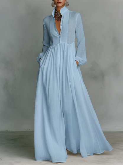 Elegant romantisk ferie maxi kjole