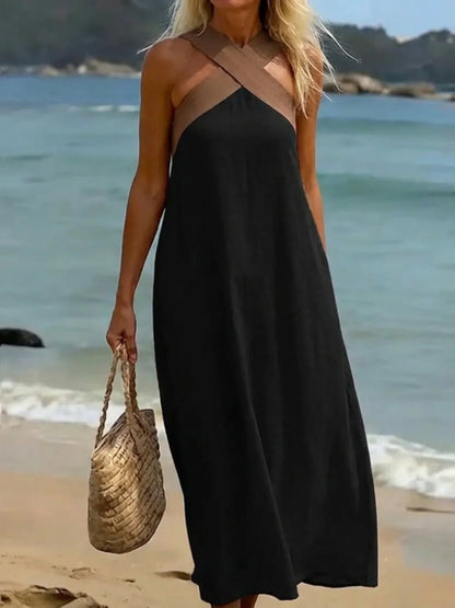 Quirine™ | Wrap-Front Maxi Kjole