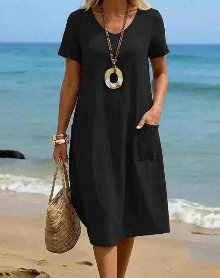 Oriane™ | Flytende Casual Maxi Kjole
