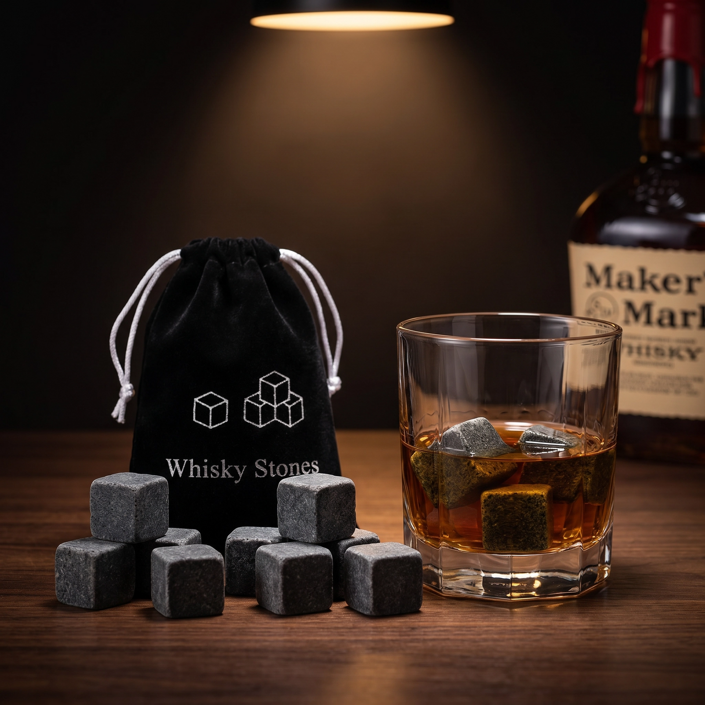 Liv Oslo Whiskey Stones — Sett med 9